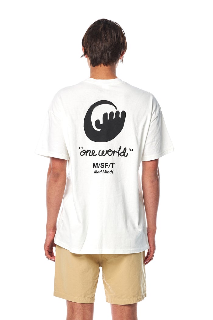 Misfit - Uno Worldo 50/50 AAA SS Tee - Washed White
