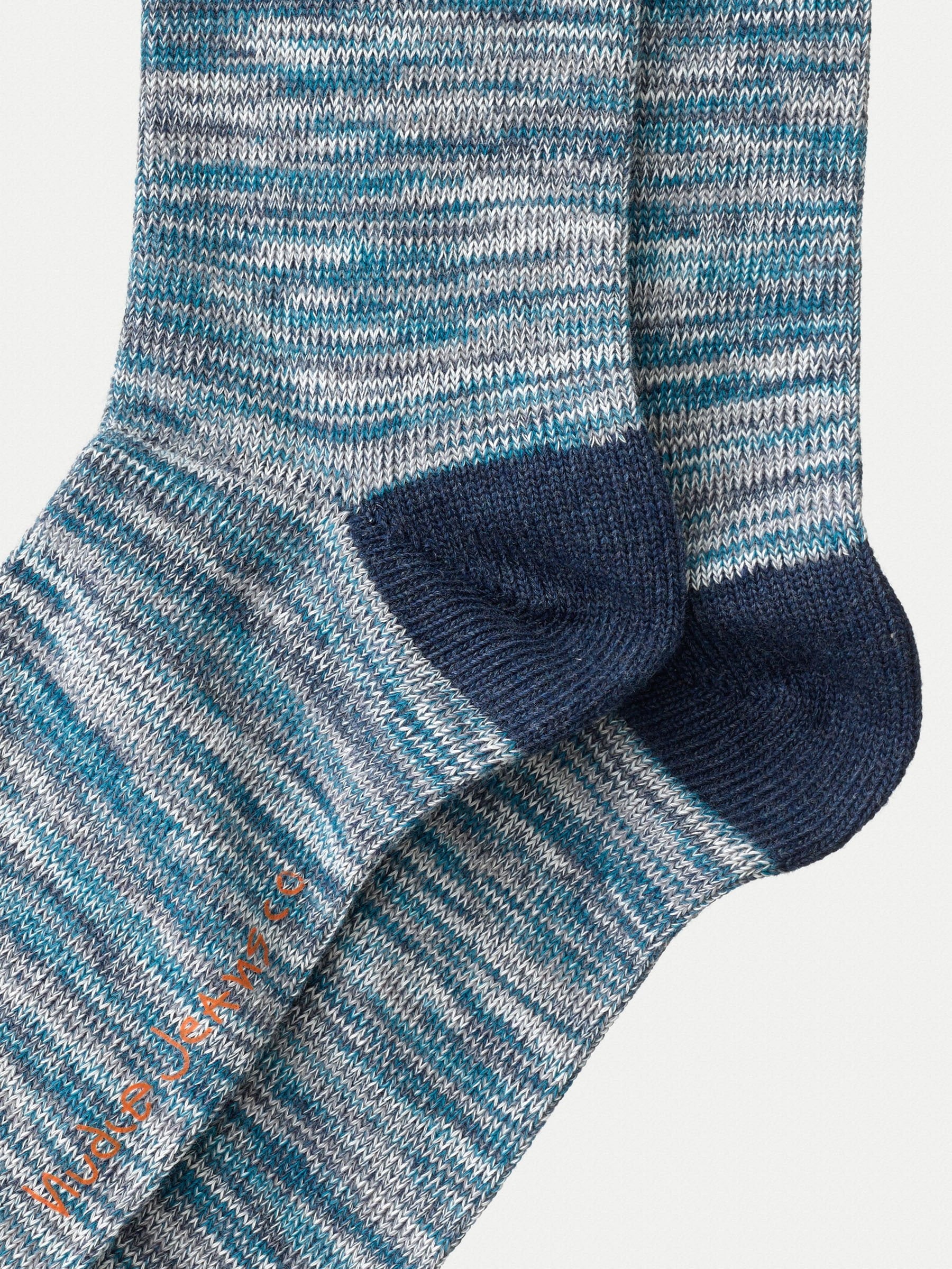 Nudie - Rasmusson Multi Yarn Socks - Blue