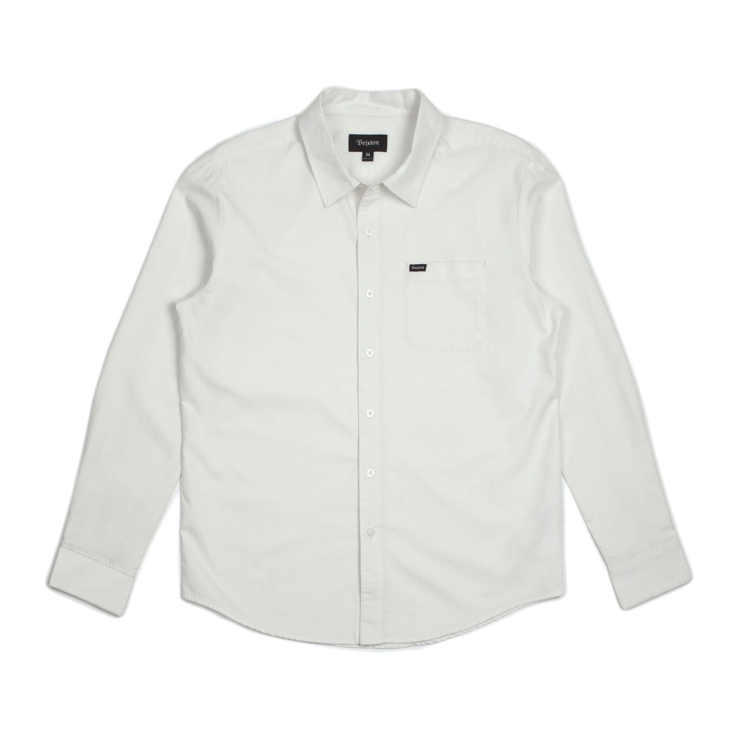Brixton - Charter Oxford LS Shirt - Off White