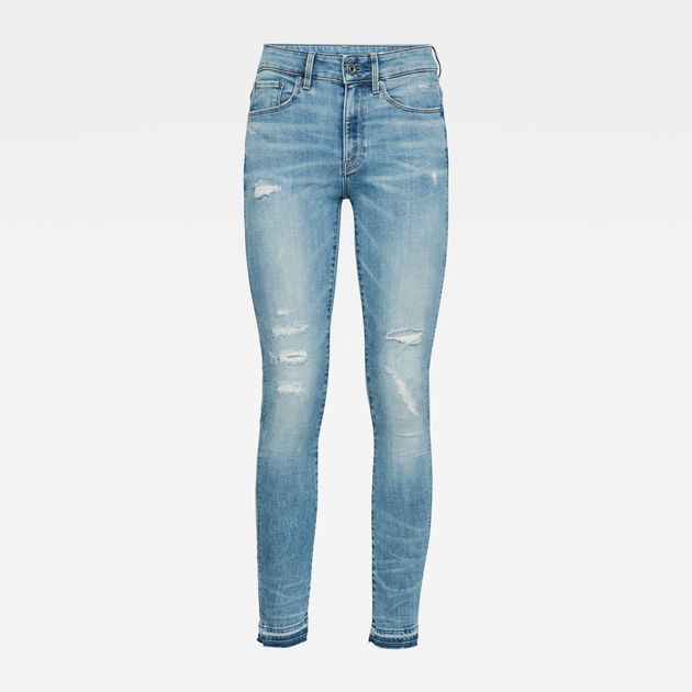 G-Star Raw - 3301 High Skinny Rp Ed Ankle - Vintage Ripped Sky