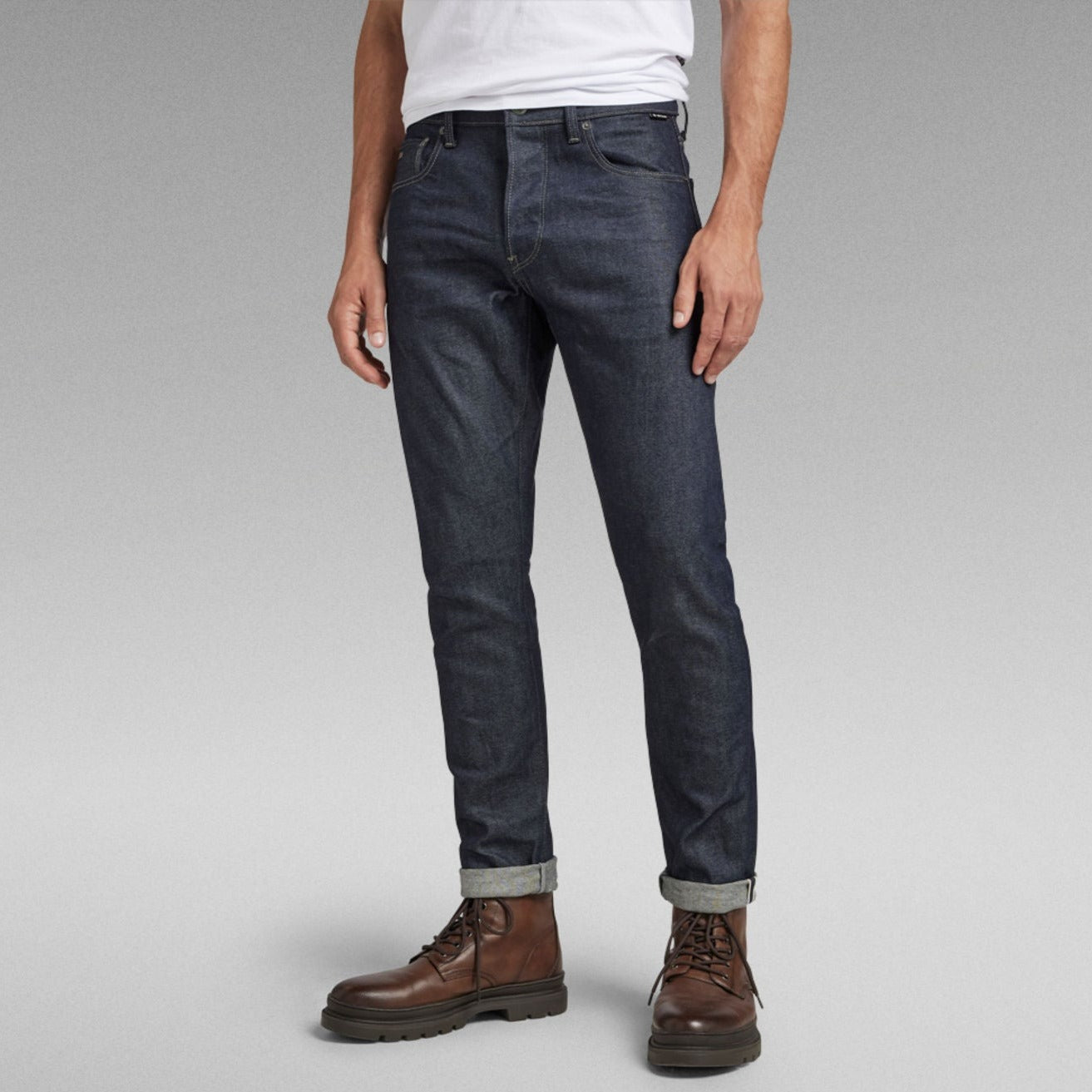 G-Star Raw - 3301 Slim Selvedge Jean - 3D Raw Denim 2