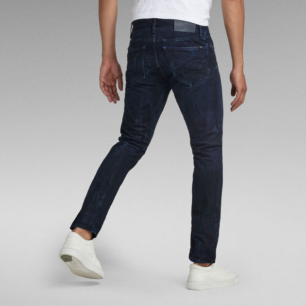 G-Star Raw - 3301 Slim Selvedge - Worn In Bleak