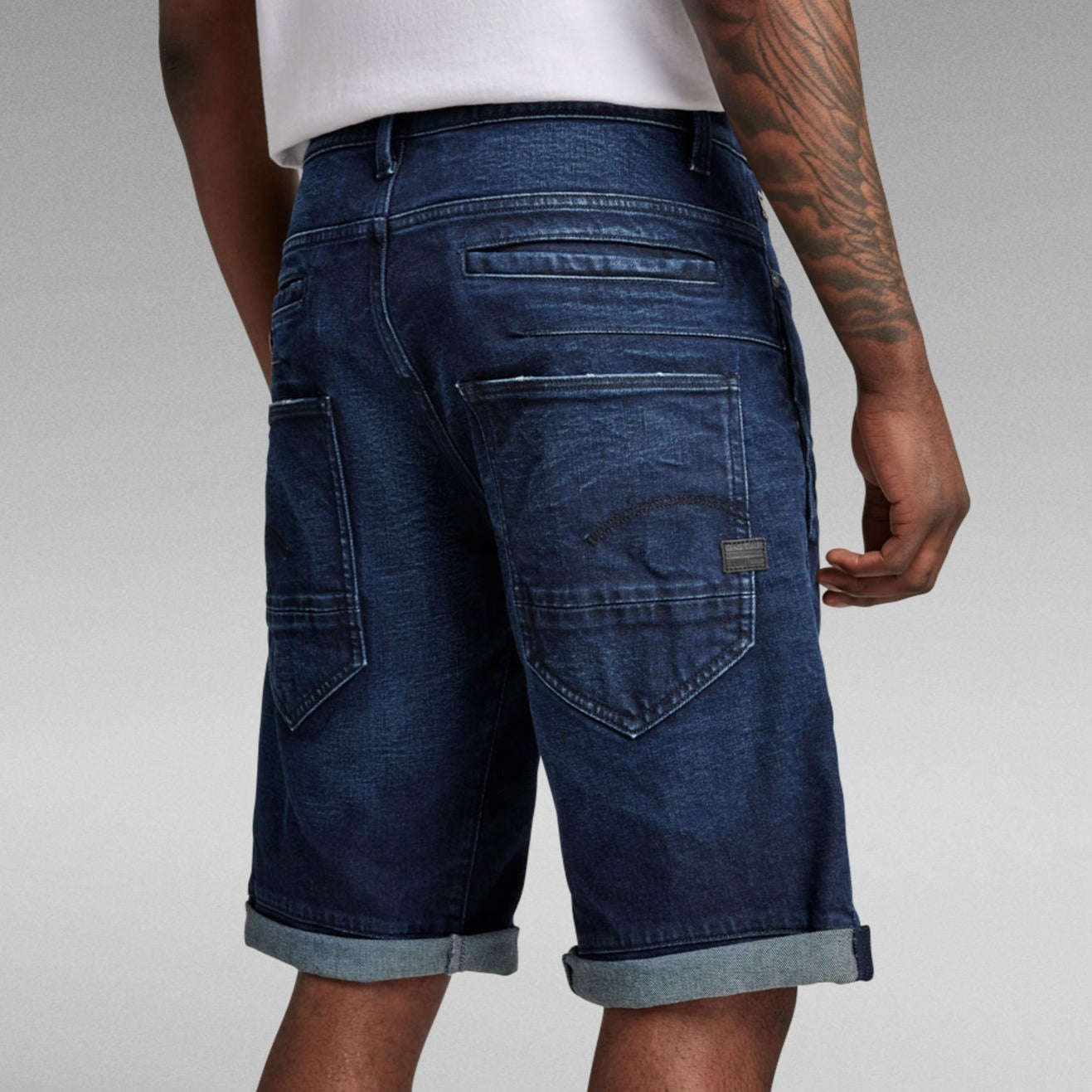 G-Star Raw - D-Staq 3D Short - Worn In Ultramarine