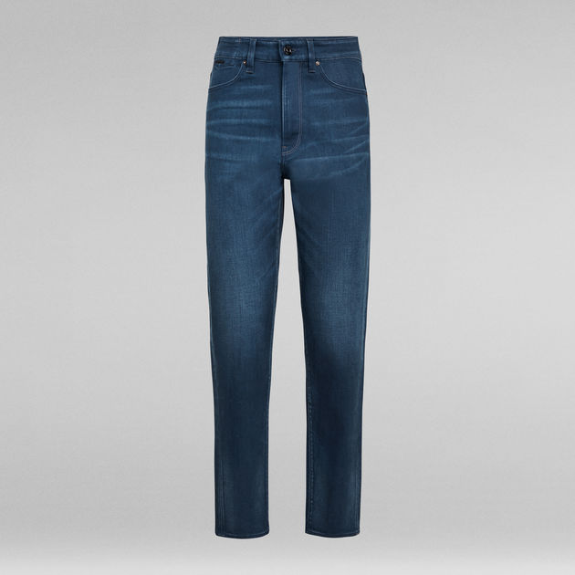 G-Star Raw - Janeh Ultra Hi Mom Ankle Jean - Worn In Rivulet