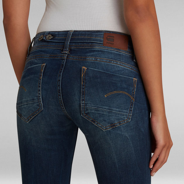 Midge mid best sale waist straight jeans