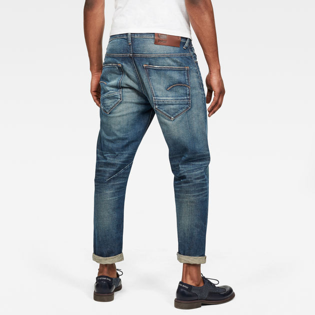 G-Star Raw - Morry 3D Relaxed Tapered Jeans - Faded Pacific Destroyed