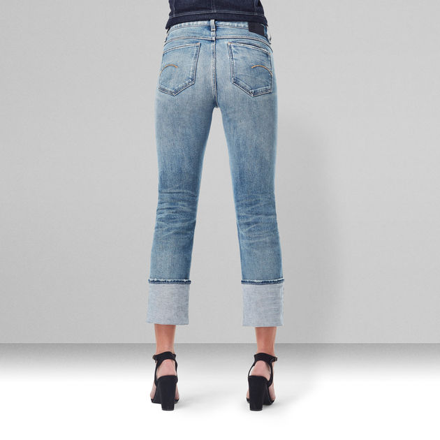 G-Star Raw - Noxer Straight Selvedge Jeans - Vintage Ocean Blue Restored