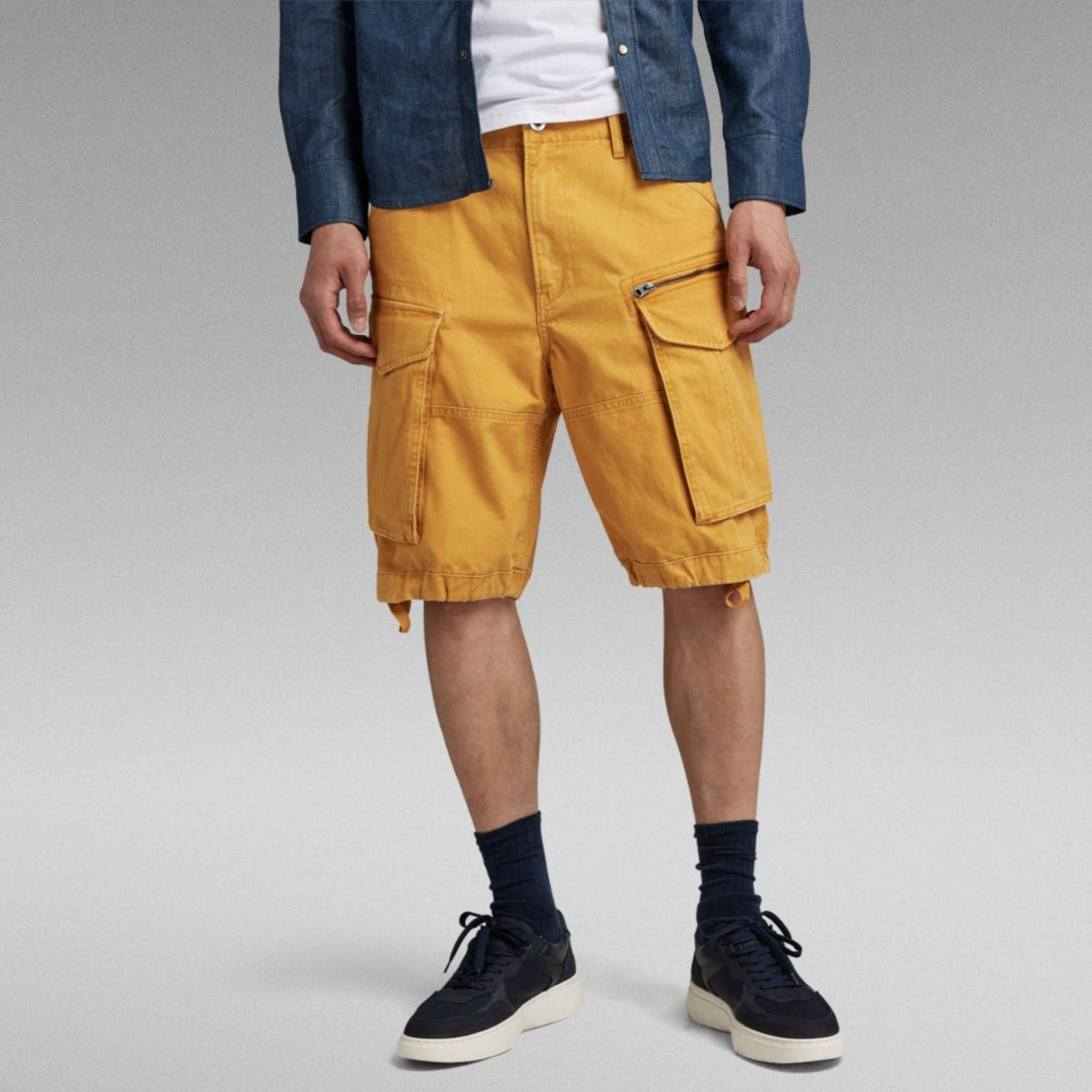 G-Star Raw - Rovic Zip Relaxed 1/2 Short - Dull Yellow