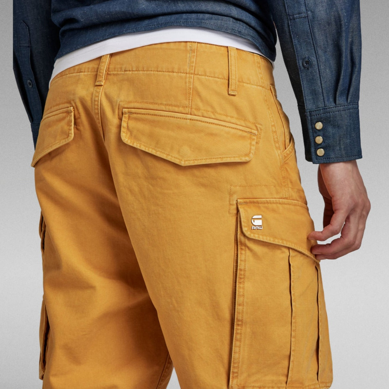 G-Star Raw - Rovic Zip Relaxed 1/2 Short - Dull Yellow