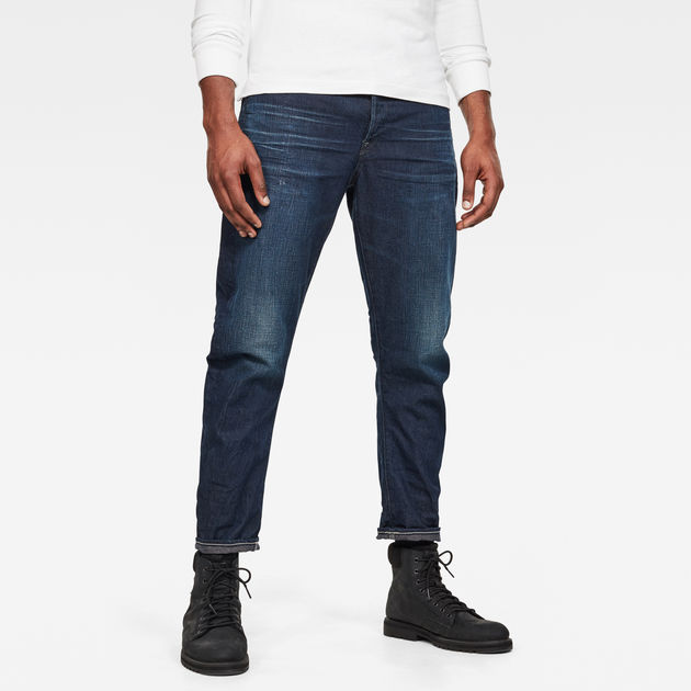 G-Star Raw - Type C NW 3D Straight Tapered - Worn In Marine Blue