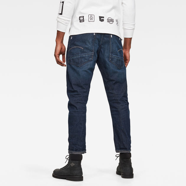 G-Star Raw - Type C NW 3D Straight Tapered - Worn In Marine Blue