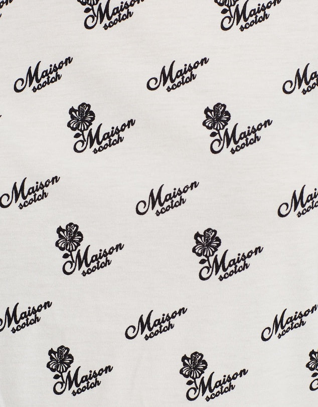 Maison Scotch - Artwork Short Sleeve Tee - Off White