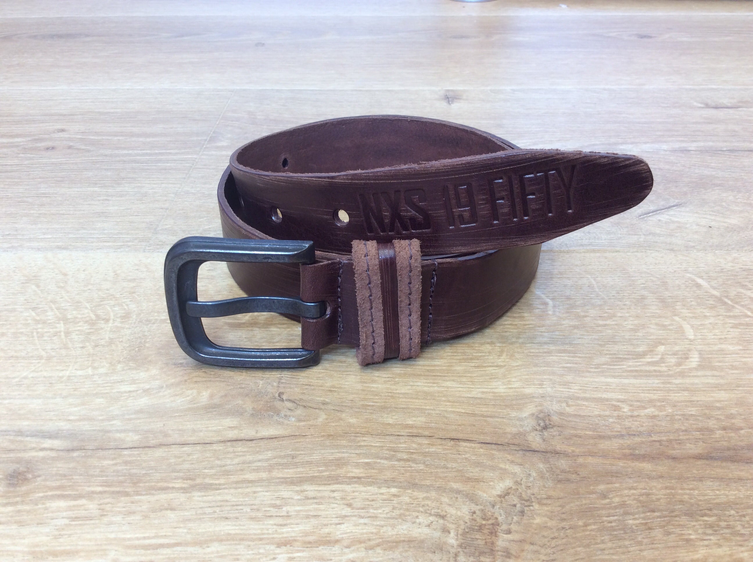 No Excess - Leather Belt - Scratch Coffee