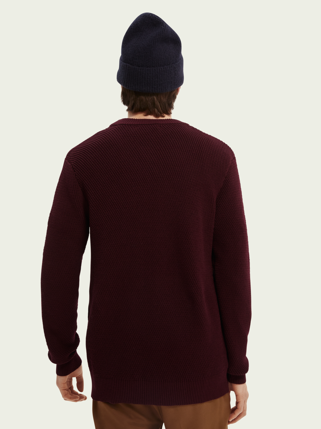 Scotch & Soda - Knitted Pullover - Bordeaux Border